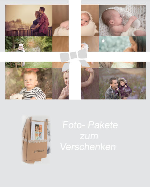 Foto- Pakete zum Verschenken