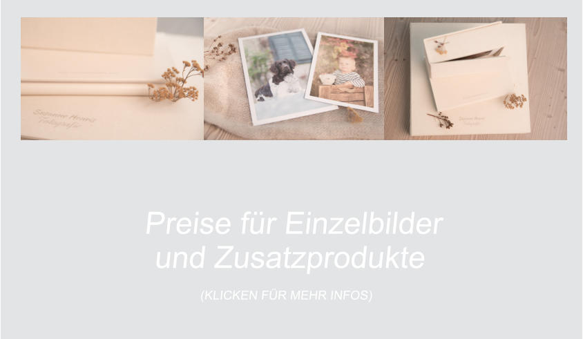 Preise für Einzelbilderund Zusatzprodukte (KLICKEN FÜR MEHR INFOS)